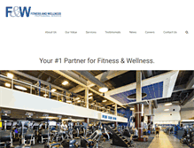 Tablet Screenshot of fitnessandwellness.org